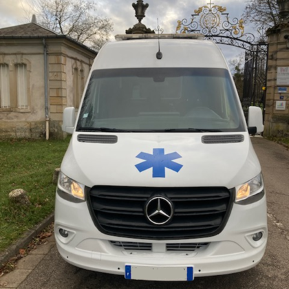 Ambulance MERCEDES Sprinter L2H2-316 CDI-163cv -BVA -2021 - Type B -Peinture neuve